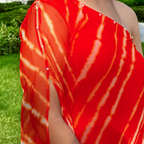 SAFFRON ONE-SHOULDER SET